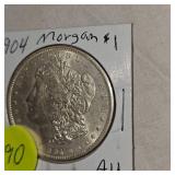 1904 Morgan $1 AU 1904 Morgan $1 AU