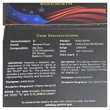 2020 $1 Reverse Proof Innovation Coin, Mass. 2020 $1 Reverse Proof Innovation Coin, Mass.