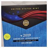 2019 $1 Reverse Proof Innovation Coin, Deleware 2019 $1 Reverse Proof Innovation Coin, Deleware
