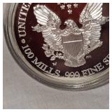 2013 Silver Eagle 100 Mills .999 Fine Silver 2013 Silver Eagle 100 Mills .999 Fine Silver