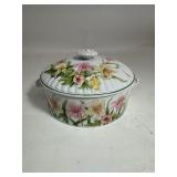 Vintage Shafford Fine Porcelain 'Jade Lily' 8' Casserole Baking Dish w/Lid JAPAN Vintage Shafford Fine Porcelain 'Jade Lily' 8' Casserole Baking Dish w/Lid JAPAN