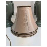 Lot of (2) Green Lamps Lot of (2) Green Lamps