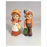 Boy & Girl Ceramic Figurines Boy & Girl Ceramic Figurines