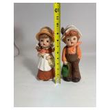 Boy & Girl Ceramic Figurines Boy & Girl Ceramic Figurines