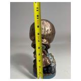 1970's Little Girl With Big Bonnet Ceramic Figurine 1970's Little Girl With Big Bonnet Ceramic Figurine