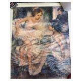 Lot of (3) Canvas Poster Paintings Lot of (3) Canvas Poster Paintings