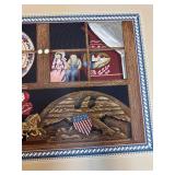 Huntington Signed Framed Folk Art Doll Oil Painting Huntington Signed Framed Folk Art Doll Oil Painting