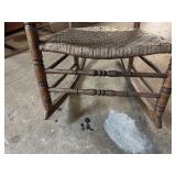 Wicker Seat Wooden Rocking Chair Wicker Seat Wooden Rocking Chair