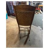 Wicker Seat Wooden Rocking Chair Wicker Seat Wooden Rocking Chair