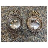 Lot of (2) Convex Bubble Mirrors Lot of (2) Convex Bubble Mirrors