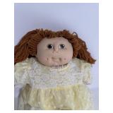 1984 MN Thomas Baby Brown Hair Green Eyes Cabbage Patch Kids Girl Doll 1984 MN Thomas Baby Brown Hair Green Eyes Cabbage Patch Kids Girl Doll