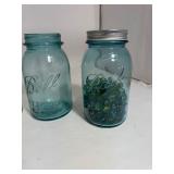 Glass Jars & Marbles Glass Jars & Marbles