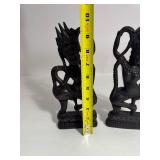 Cambodian Divine Dancer Apsara Statues - Wood Cambodian Divine Dancer Apsara Statues - Wood