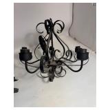 Black Wrought Iron Chandeliers Black Wrought Iron Chandeliers