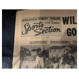 Minneapolis Sunday Tribune Sports Section - 1942 Vintage Newspapers & Clippings Minneapolis Sunday Tribune Sports Section - 1942 Vintage Newspapers & Clippings