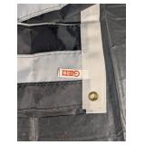 Thin Blue Line US Flag - Black & Gray Stripes with Blue Stripe & White Stars Thin Blue Line US Flag - Black & Gray Stripes with Blue Stripe & White Stars