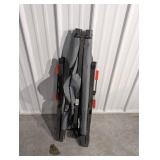 Camping Cot Folding Bed - Portable Gray Outdoor Cot with Mesh Pocket Camping Cot Folding Bed - Portable Gray Outdoor Cot with Mesh Pocket