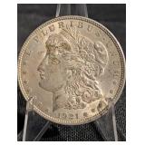 1921 Morgan Silver Dollar - United States One Dollar Coin 1921 Morgan Silver Dollar - United States One Dollar Coin