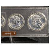 Whitman 1960 United States Mint Coin Set (P Mint) - 5-Coin Collection Whitman 1960 United States Mint Coin Set (P Mint) - 5-Coin Collection
