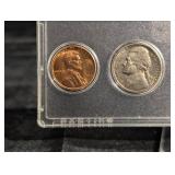 Whitman 1960 United States Mint Coin Set (P Mint) - 5-Coin Collection Whitman 1960 United States Mint Coin Set (P Mint) - 5-Coin Collection