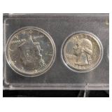 Union State Bank Coin Set - Monona, IA - 5 U.S. Coins in Display Case Union State Bank Coin Set - Monona, IA - 5 U.S. Coins in Display Case