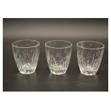 Crystal Glass Tumblers - Faceted Cut Pattern (Set of 3) Crystal Glass Tumblers - Faceted Cut Pattern (Set of 3)