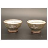 Japanese Stoneware Teapot Set with 4 Cups & White Swirl Bowl in Box - Gray Crackle Glaze Japanese Stoneware Teapot Set with 4 Cups & White Swirl Bowl in Box - Gray Crackle Glaze