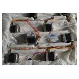 Stepper Motors - Assorted Bulk Bundle with Color-Wire Harnesses Stepper Motors - Assorted Bulk Bundle with Color-Wire Harnesses