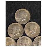 Kennedy Half Dollars 1964 90% Silver (Lot of 10) Kennedy Half Dollars 1964 90% Silver (Lot of 10)