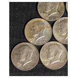 Kennedy Half Dollars 1964 90% Silver (Lot of 10) Kennedy Half Dollars 1964 90% Silver (Lot of 10)