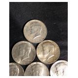Kennedy Half Dollars 1964 90% Silver (Lot of 10) Kennedy Half Dollars 1964 90% Silver (Lot of 10)