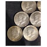 Kennedy Half Dollars 1964 90% Silver (Lot of 10) Kennedy Half Dollars 1964 90% Silver (Lot of 10)