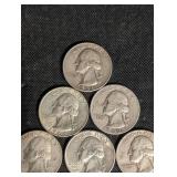 90% Silver Washington Quarters Mix - 15 Coins 90% Silver Washington Quarters Mix - 15 Coins