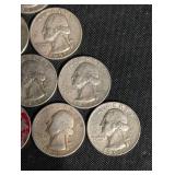 90% Silver Washington Quarters Mix - 15 Coins 90% Silver Washington Quarters Mix - 15 Coins