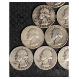 90% Silver Washington Quarters Mix - 14 Coins 90% Silver Washington Quarters Mix - 14 Coins