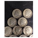 90% Silver Roosevelt And Mercury Dimes (Lot of 16) 90% Silver Roosevelt And Mercury Dimes (Lot of 16)