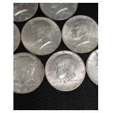 Kennedy Half Dollars 1964 (Lot of 10) Kennedy Half Dollars 1964 (Lot of 10)
