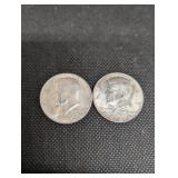 Kennedy Half Dollars 1964 (Lot of 2) Kennedy Half Dollars 1964 (Lot of 2)