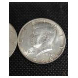 Kennedy Half Dollars 1964 (Lot of 2) Kennedy Half Dollars 1964 (Lot of 2)