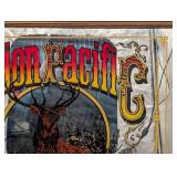 Union Pacific Railroad Wall Art - Vintage Elk Circle Print Framed Union Pacific Railroad Wall Art - Vintage Elk Circle Print Framed