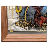 Union Pacific Railroad Wall Art - Vintage Elk Circle Print Framed Union Pacific Railroad Wall Art - Vintage Elk Circle Print Framed