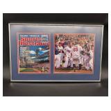 Sports Illustrated Framed Magazine Cover & Autographed Twins Team Photo Collage Display Sports Illustrated Framed Magazine Cover & Autographed Twins Team Photo Collage Display