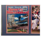 Sports Illustrated Framed Magazine Cover & Autographed Twins Team Photo Collage Display Sports Illustrated Framed Magazine Cover & Autographed Twins Team Photo Collage Display