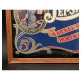 Pepsi-Cola Vintage Advertising Sign - Framed Lithograph A Nickel Drink Worth a Dime 5¢ Pepsi-Cola Vintage Advertising Sign - Framed Lithograph A Nickel Drink Worth a Dime 5¢