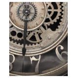 Skeleton Gear Wall Clock - Large 24in Exposed Gearwork Face Skeleton Gear Wall Clock - Large 24in Exposed Gearwork Face