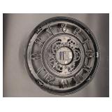 Skeleton Gear Wall Clock - Large 24in Exposed Gearwork Face Skeleton Gear Wall Clock - Large 24in Exposed Gearwork Face