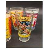 Simpsons 16oz Pint Glass Set - Assorted Characters (Homer, Moe, Batman, Superman) Simpsons 16oz Pint Glass Set - Assorted Characters (Homer, Moe, Batman, Superman)