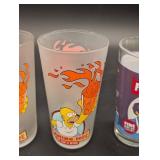 Simpsons 16oz Pint Glass Set - Assorted Characters (Homer, Moe, Batman, Superman) Simpsons 16oz Pint Glass Set - Assorted Characters (Homer, Moe, Batman, Superman)