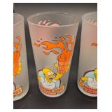 Simpsons 16oz Pint Glass Set - Assorted Characters (Homer, Moe, Batman, Superman) Simpsons 16oz Pint Glass Set - Assorted Characters (Homer, Moe, Batman, Superman)