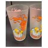 Simpsons 16oz Pint Glass Set - Assorted Characters (Homer, Moe, Batman, Superman) Simpsons 16oz Pint Glass Set - Assorted Characters (Homer, Moe, Batman, Superman)